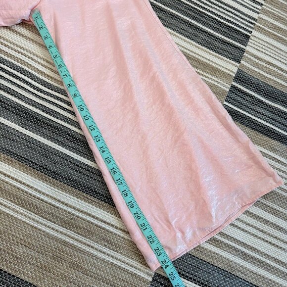 Majorelle Women's Naomi Jumpsuit Strapless Tie Waist Wide Leg Pink Cloud XXS - Picture 16 of 16